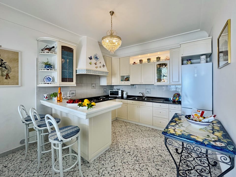 Apartment, 2 Bedrooms, Sea View | Private kitchen | Espresso maker, electric kettle