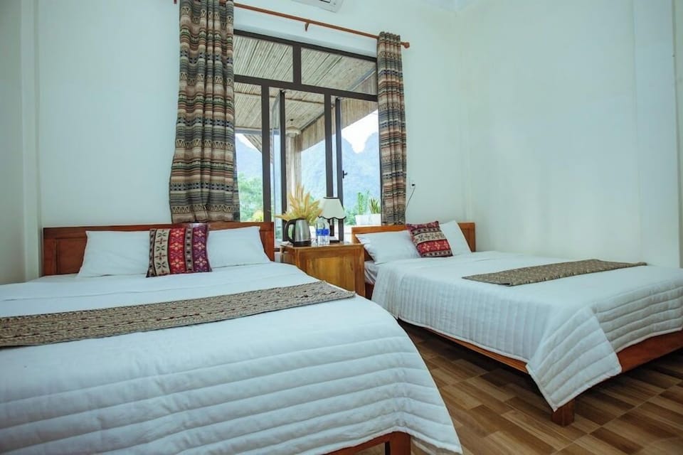 Family Quadruple Room, Mountain View | In-room safe, blackout drapes, soundproofing, free WiFi