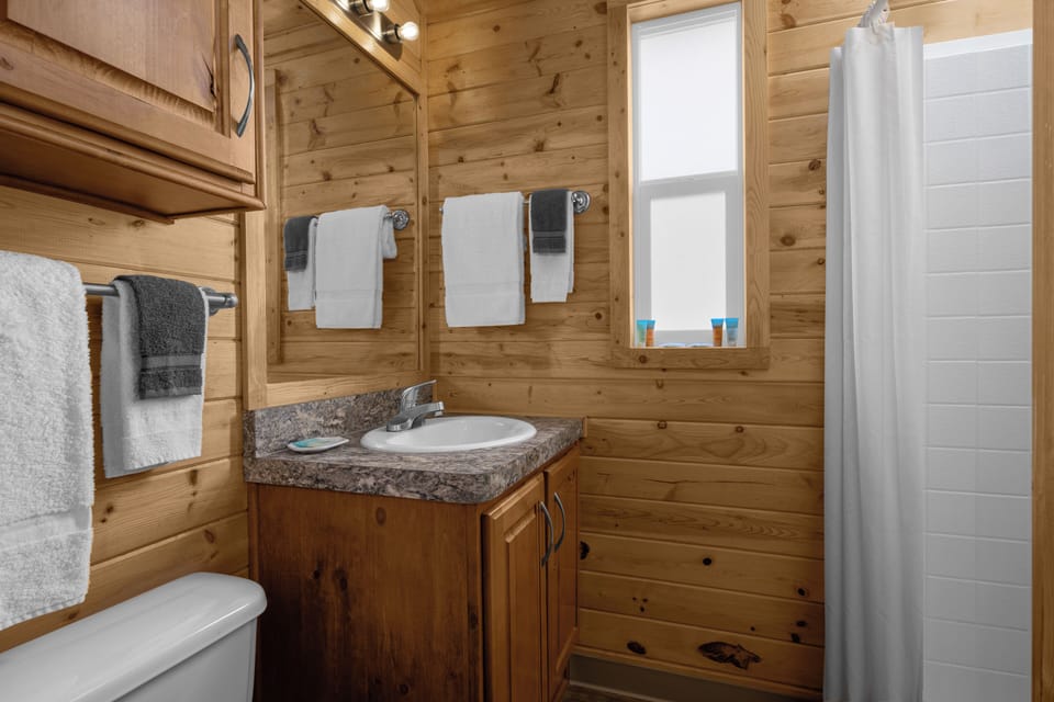 Double or Twin Room, Multiple Beds | Bathroom