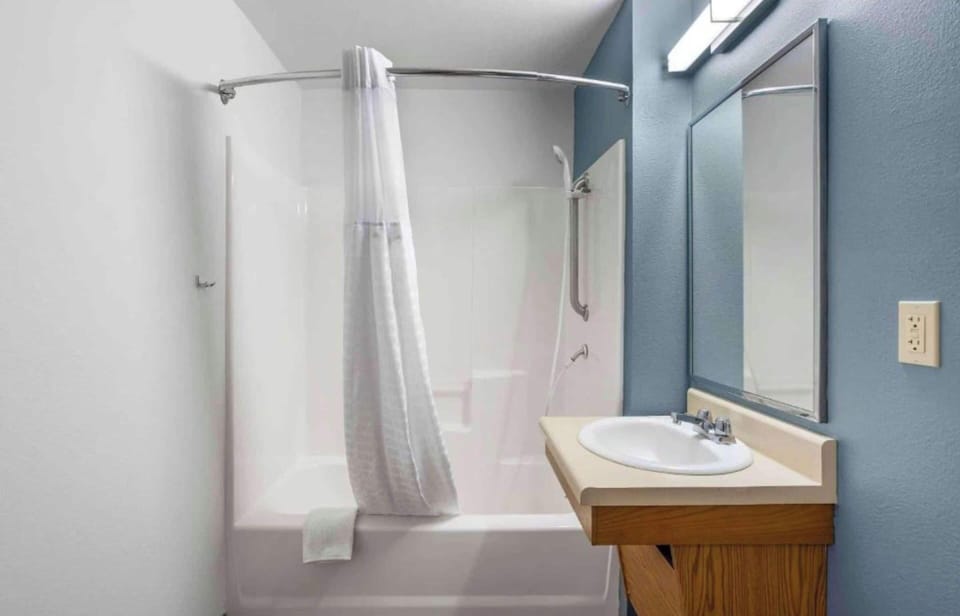 Combined shower/tub, hair dryer (on request), towels, soap