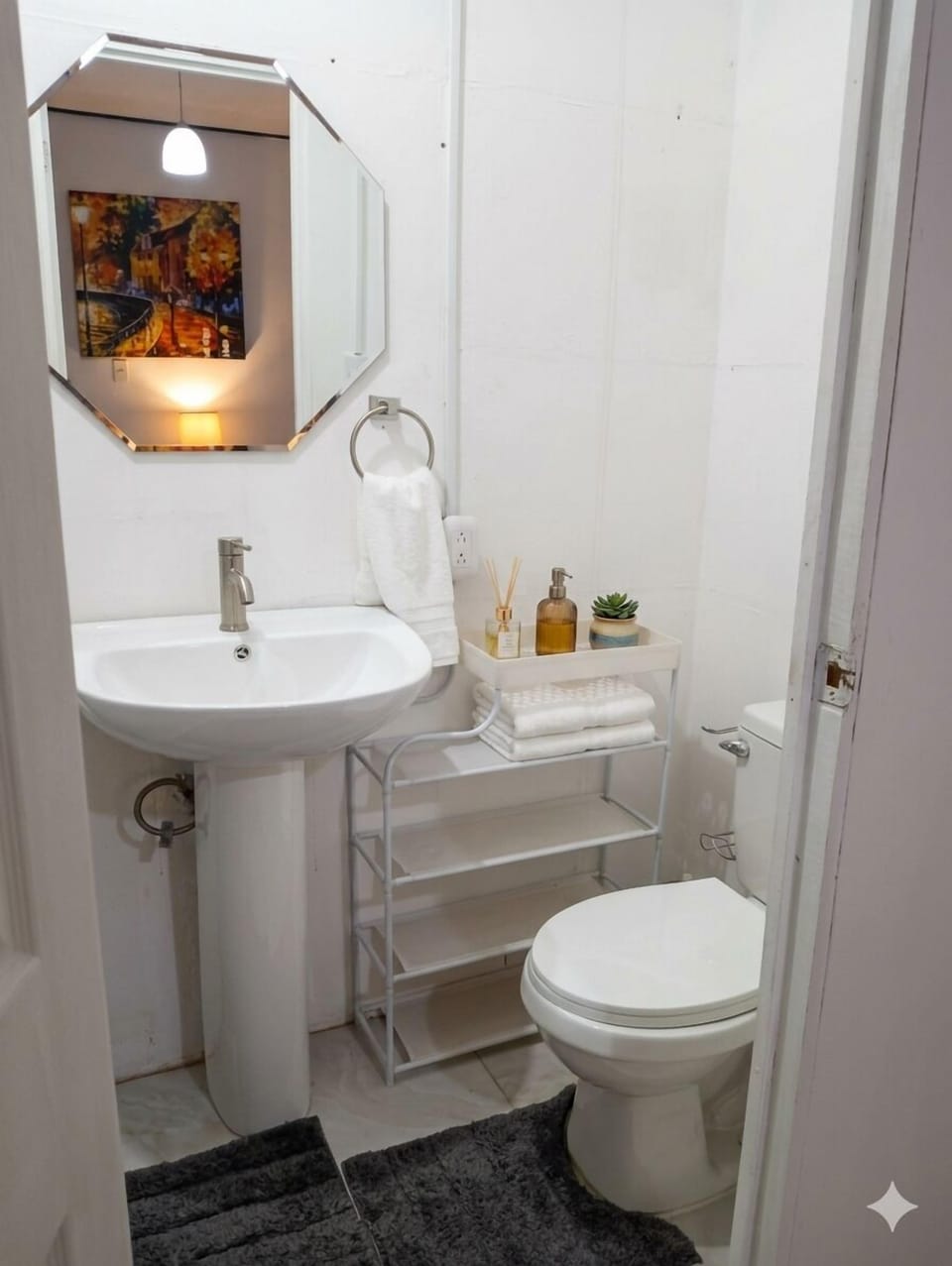 Executive Double Room, 2 Double Beds, Refrigerator, Garden View | Bathroom | Shower, soap, shampoo, toilet paper