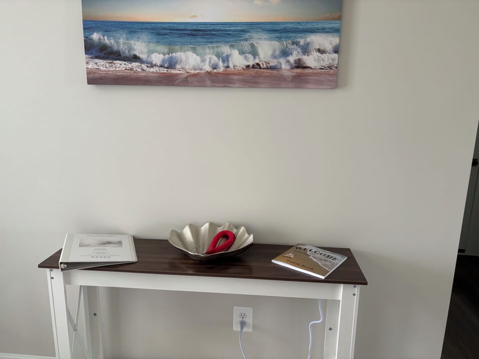 Club house key and guest book