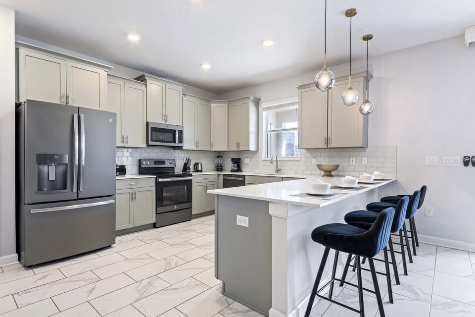 Our kitchen is fully stocked so you have everything you need to entertain.