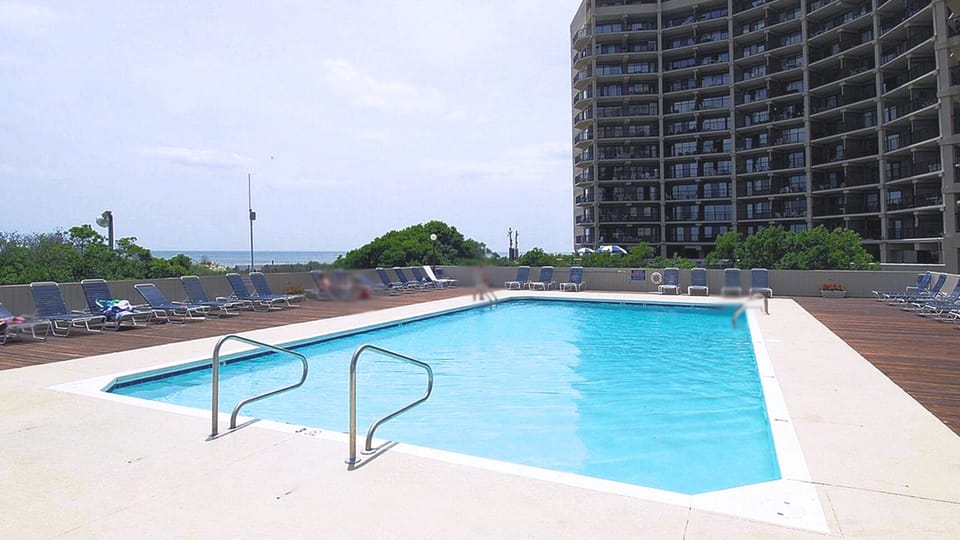 Beachfront pool open 8AM - 10PM! 