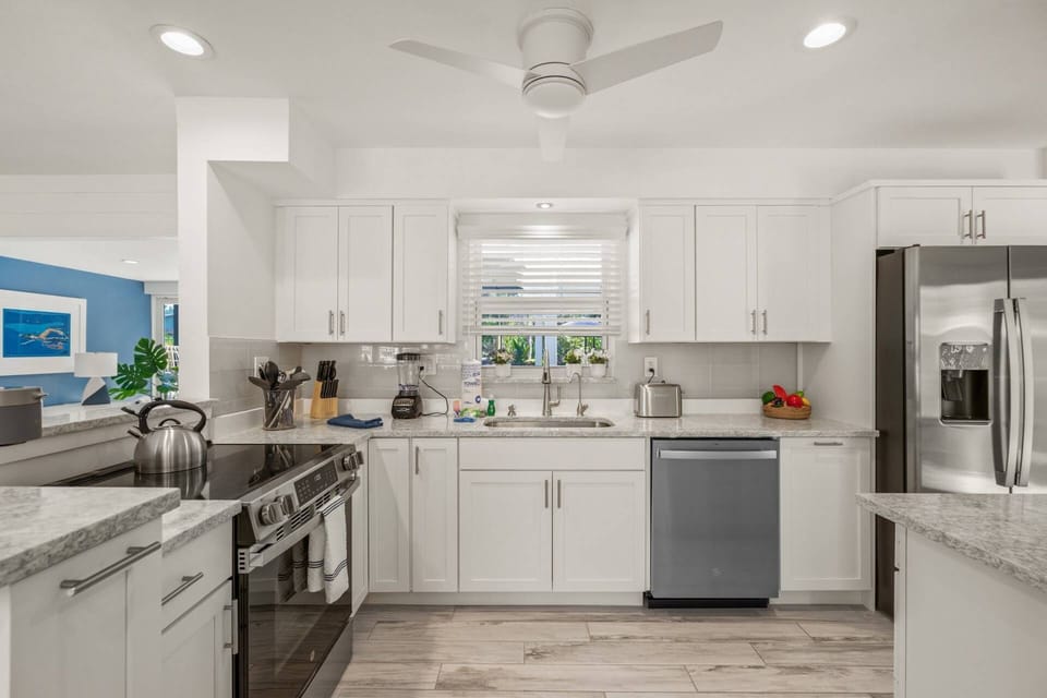 Fully equipped with everything you need—from morning coffee to evening dinners.