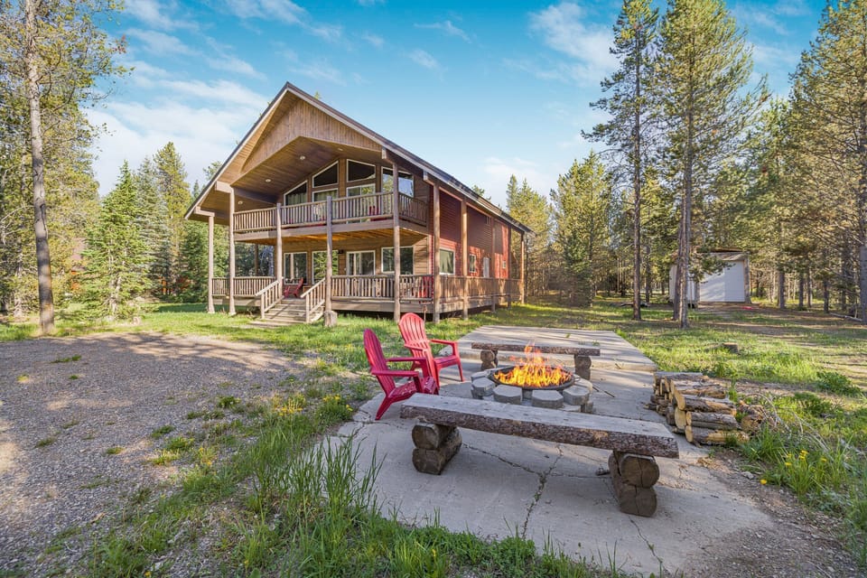 Jensen Pines ~ leave time for reminiscing around the fire with s'mores!