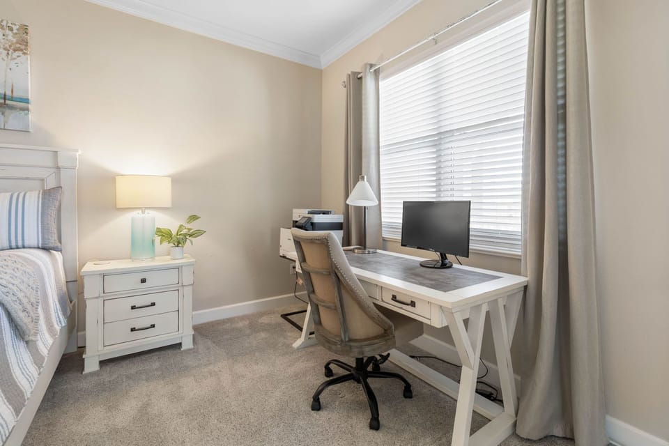 King Master Suite with Desk Workspace