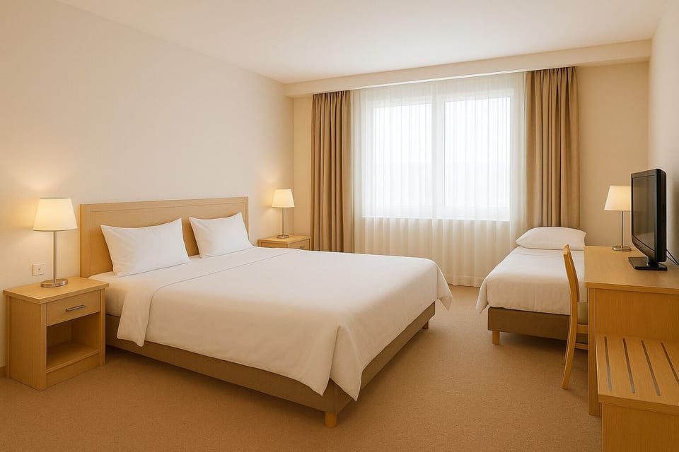 Classic Double Room Single Use, City View | Premium bedding, minibar, desk, laptop workspace