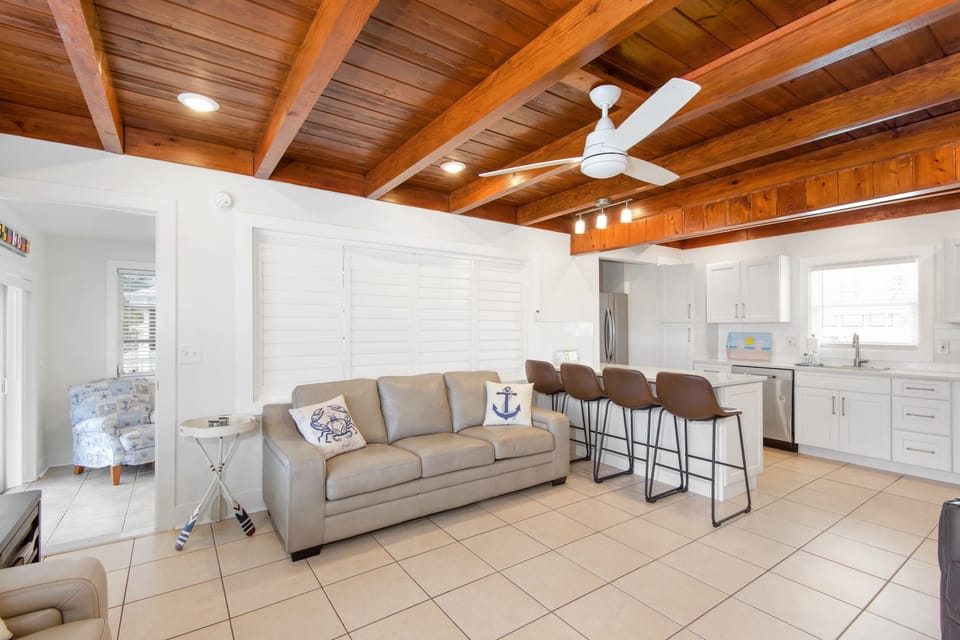 Beautiful wooden beamed ceilings