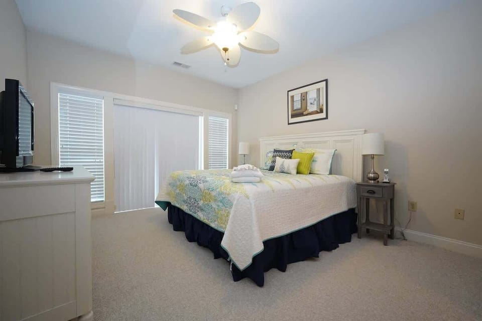 Spacious master suite with a comfortable KING bed