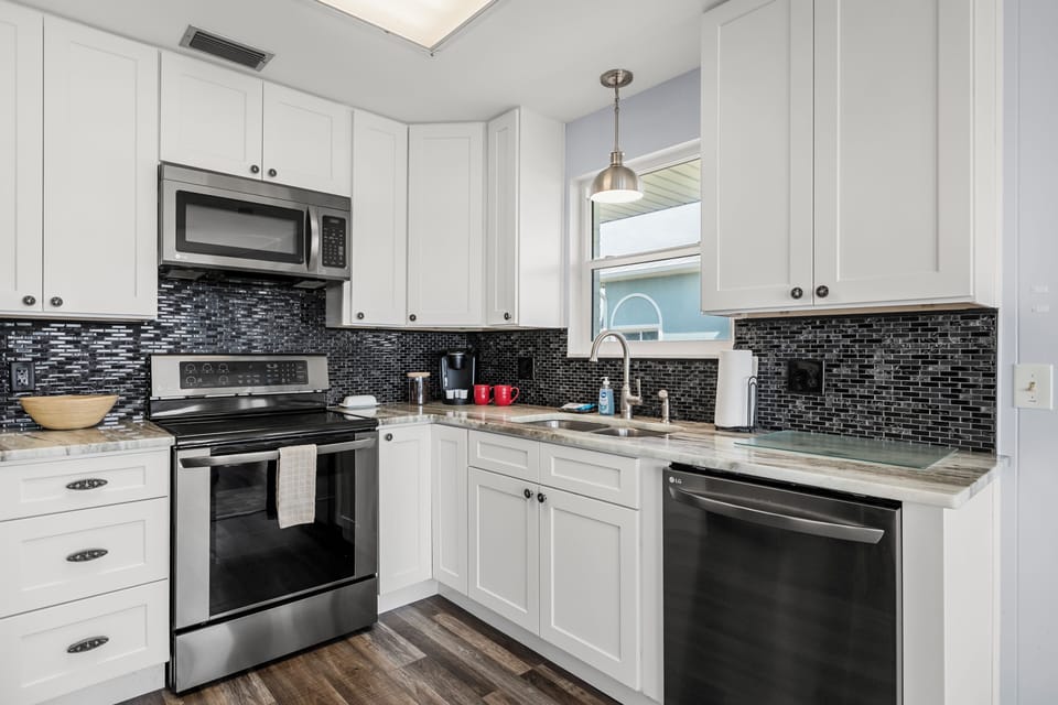 Modern design with stylish finishes, perfect for culinary adventures