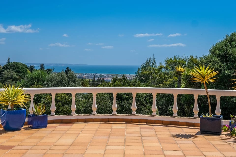 Relaxing terrace with scenic outlook