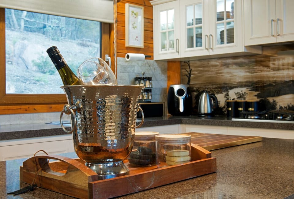 Delight in local Delatite Wine, homemade cookies, and dog treats
