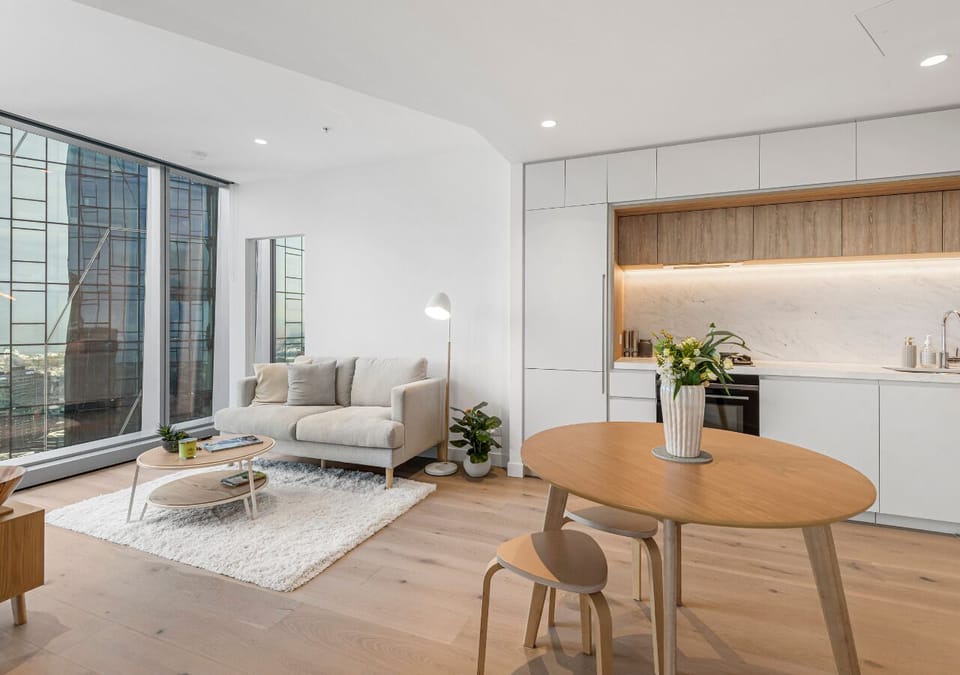 Fresh and calming living area