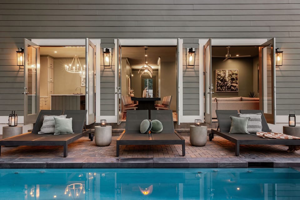 Backyard | Private Pool & Built-in Spa | One of Four Identical Pool Areas