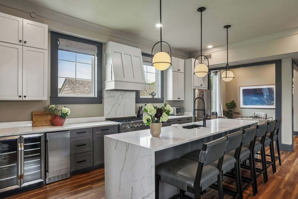 Unit 201 | Open Concept Chef's Kitchen | Fully Equipped | Gas Stove | Second Floor