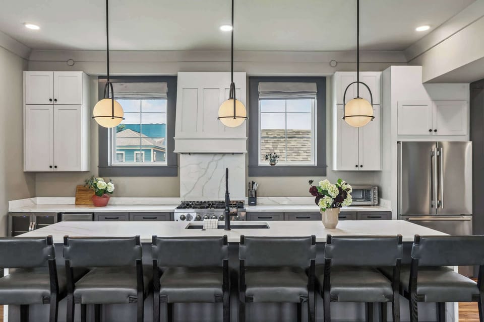 Unit 201 | Open Concept Chef's Kitchen | Fully Equipped | Gas Stove | Second Floor