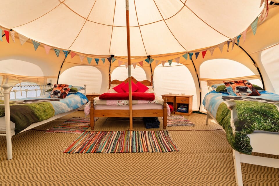 Bell Tent in Devon Near Stunning Beaches Chalet in Ilfracombe