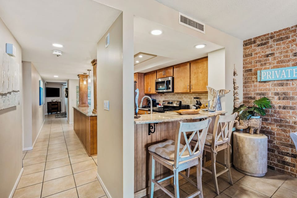 Basic kitchenware, soaps, and paper products are included with your stay.