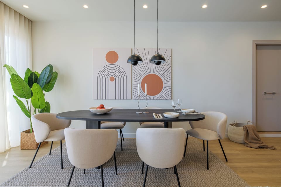 Dinning Area with Lycabettus Hill view