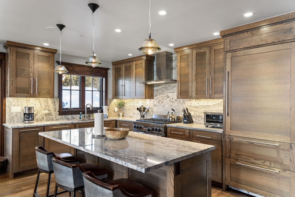 Large open kitchen at the Veranda at Trails Edge