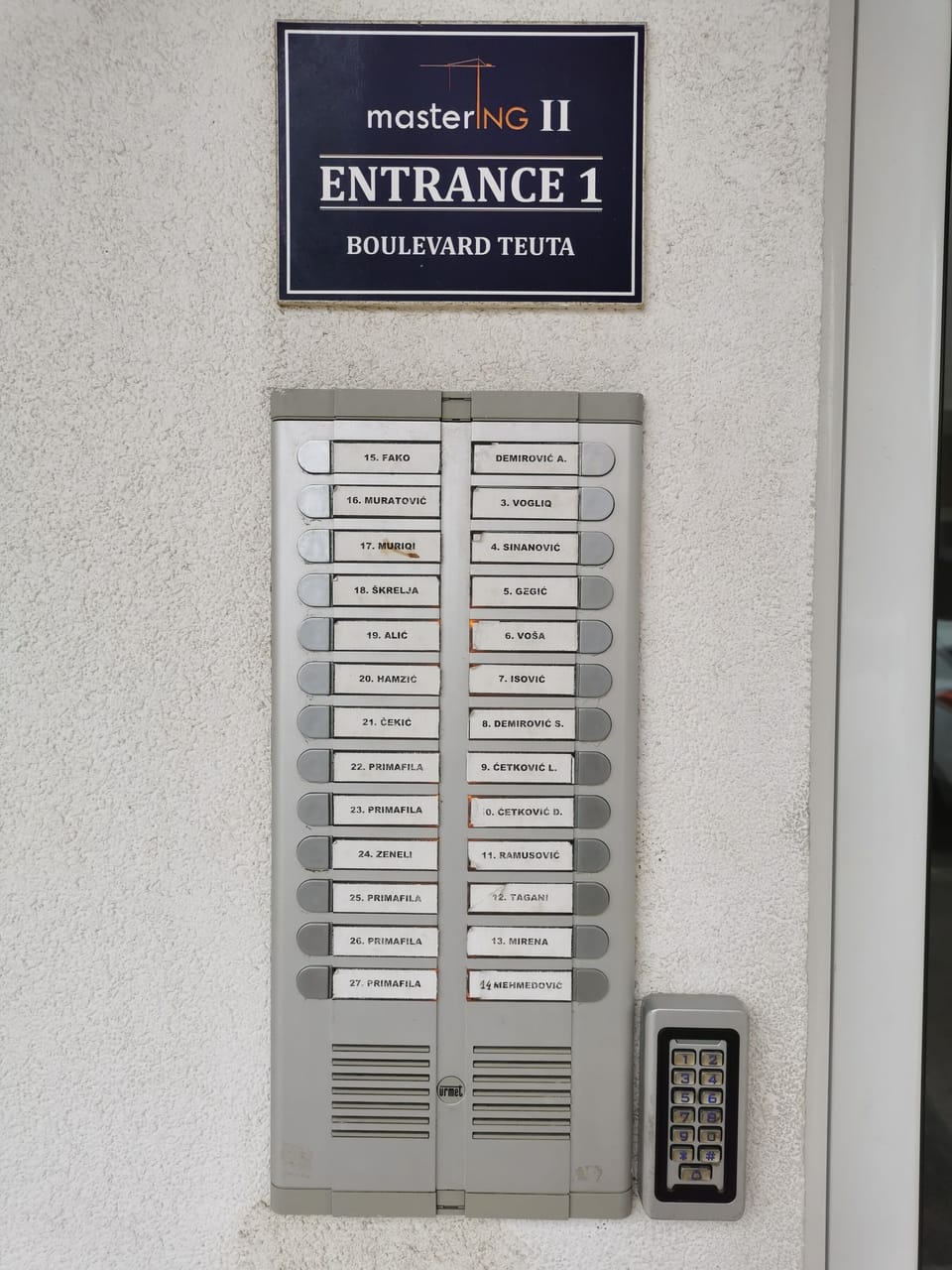 Staircase entrance