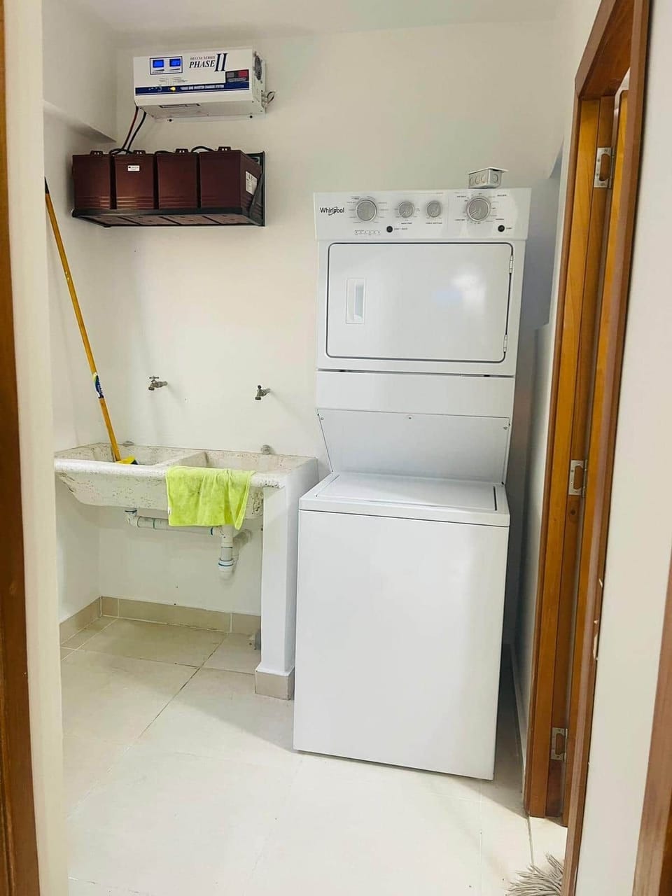 Washer and dryer