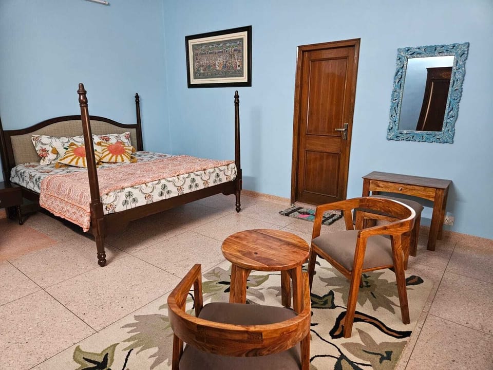 Family Double Room, City View | In-room safe, desk, laptop workspace, blackout drapes