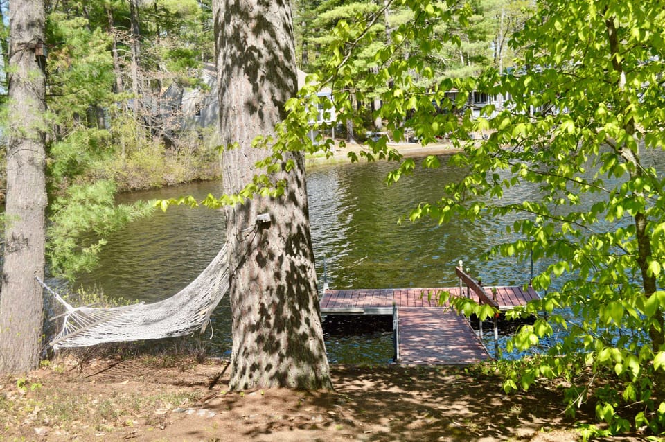 Private dock for you to swim, kayak or boat from. Also, a beautiful place to sit and enjoy the view.