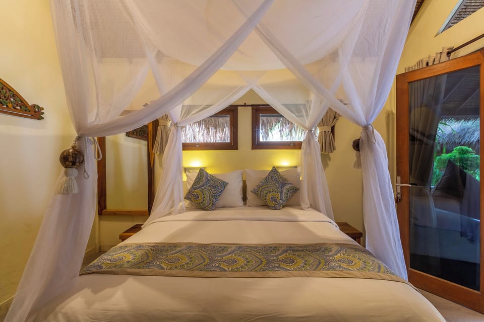 Beach Club, 2 Bedroom Family Bungalow | Premium bedding, minibar, in-room safe, desk