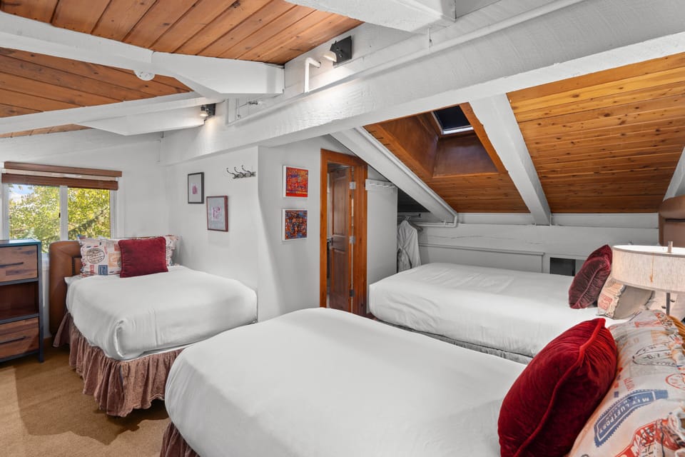 Full Bed and 2 Twin Beds