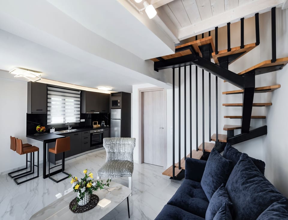Deluxe Duplex, Sea View | Private kitchen