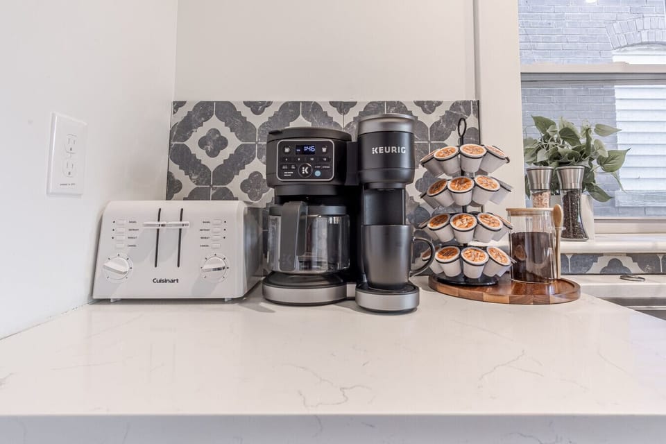 Coffee Corner: Start your day with fresh brews and a delicious breakfast in this inviting nook!