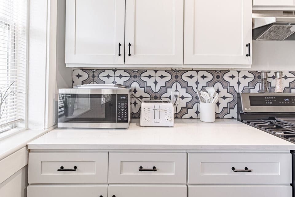 Modern appliances meet stylish decor for delightful culinary adventures!