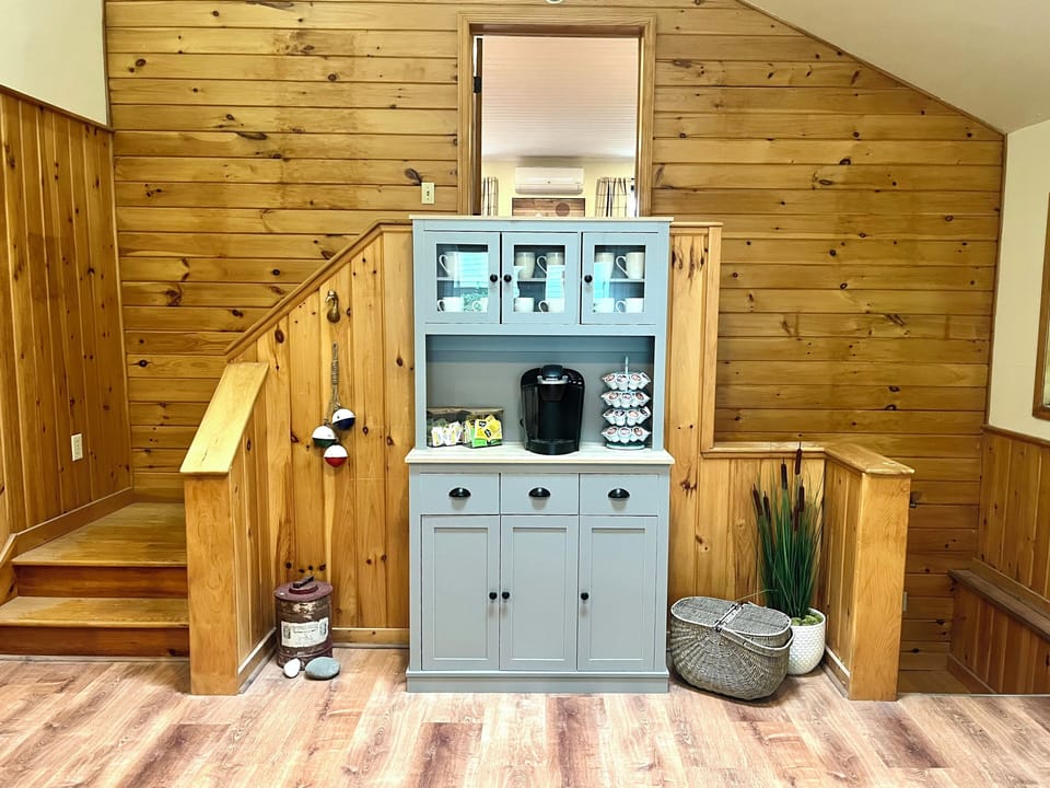 Coffee Bar, Keurig Coffee maker w/. variety of complimentary K-Cups
