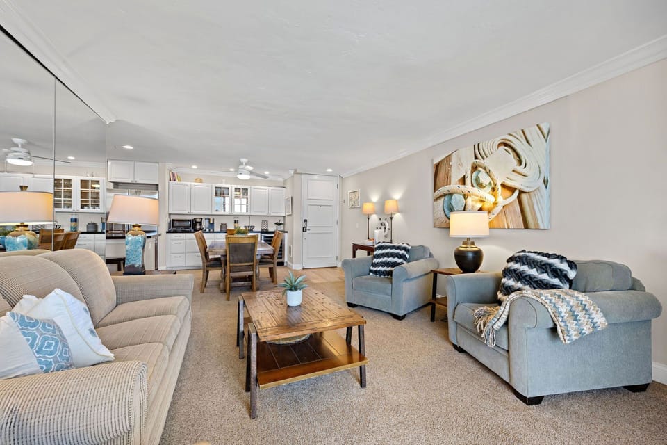 Lounge in style as the sea whispers just outside your door