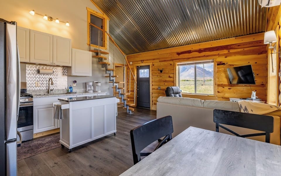 Enjoy the light and bright open space in Big Bear Cabin.