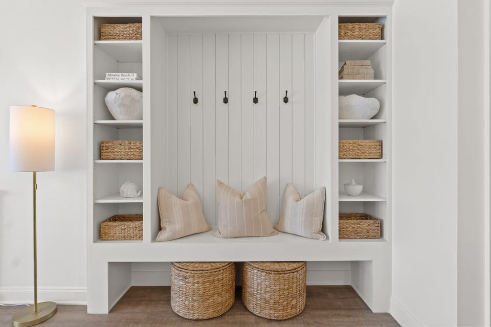 Decor wall in living room.