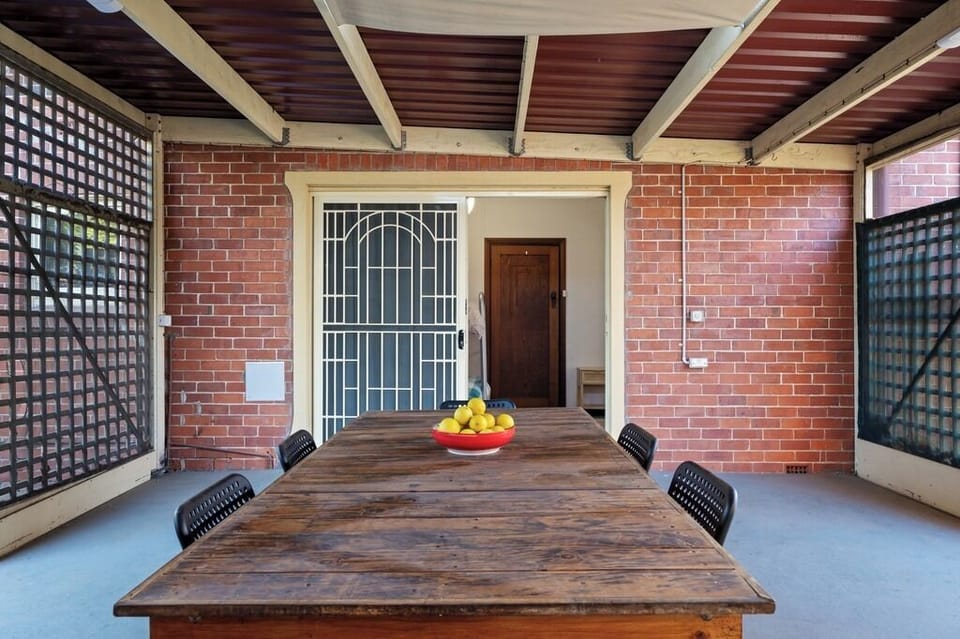 Rear Courtyard provides a private space to relax