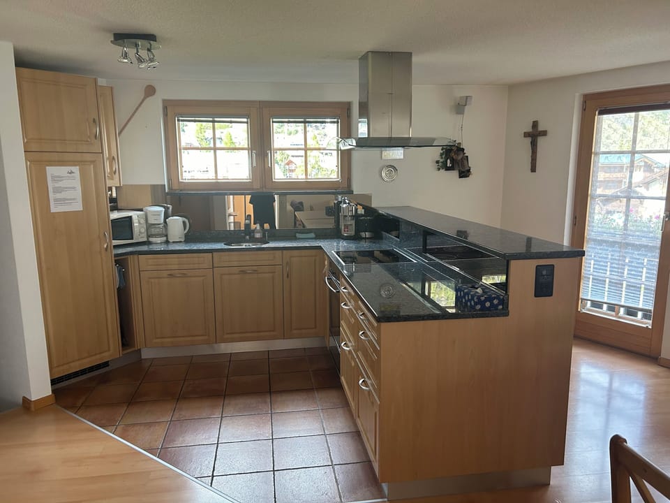 29-inch flat-screen TV with cable channels, TV