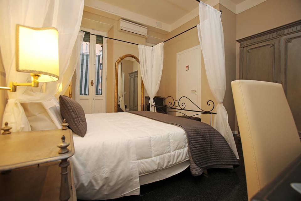 Double Room, Balcony | Premium bedding, minibar, in-room safe, desk