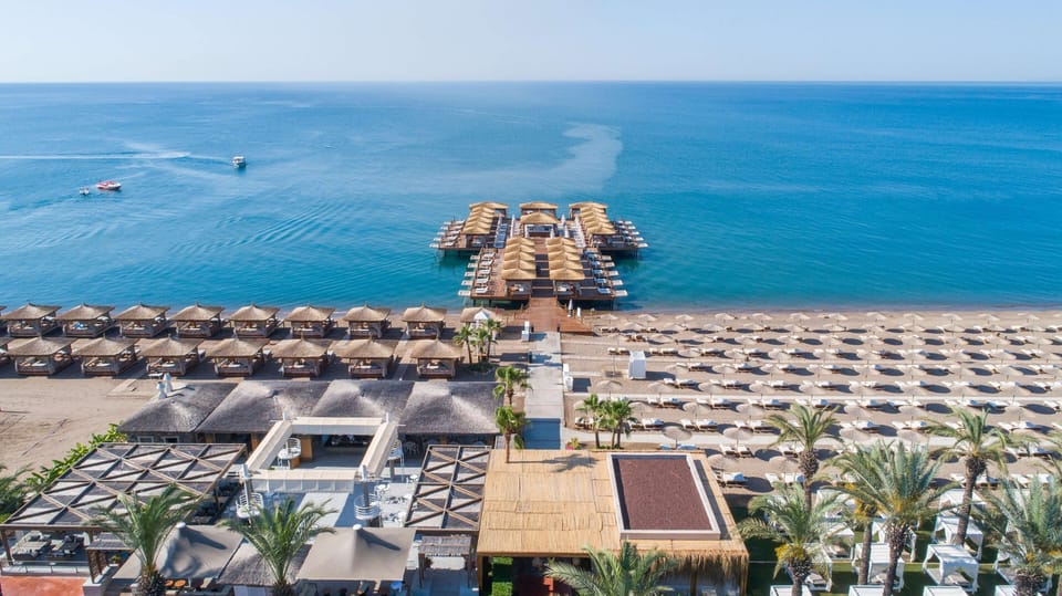 Private beach, beach cabanas, sun loungers, beach umbrellas