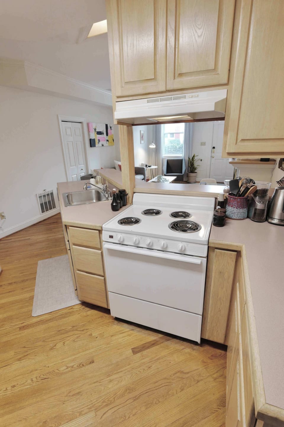 Our full sized kitchen is equipped with all you need for delicious meals! 