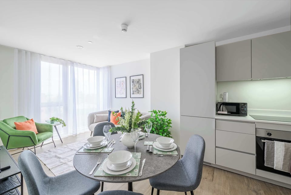 Living Space and Dining Area