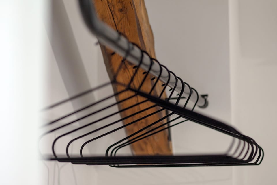 Hangers-wardrobe area