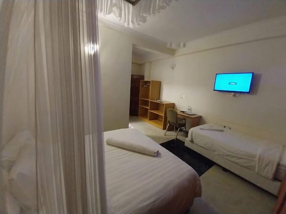 Family Twin Room, Pool View | Free WiFi, bed sheets