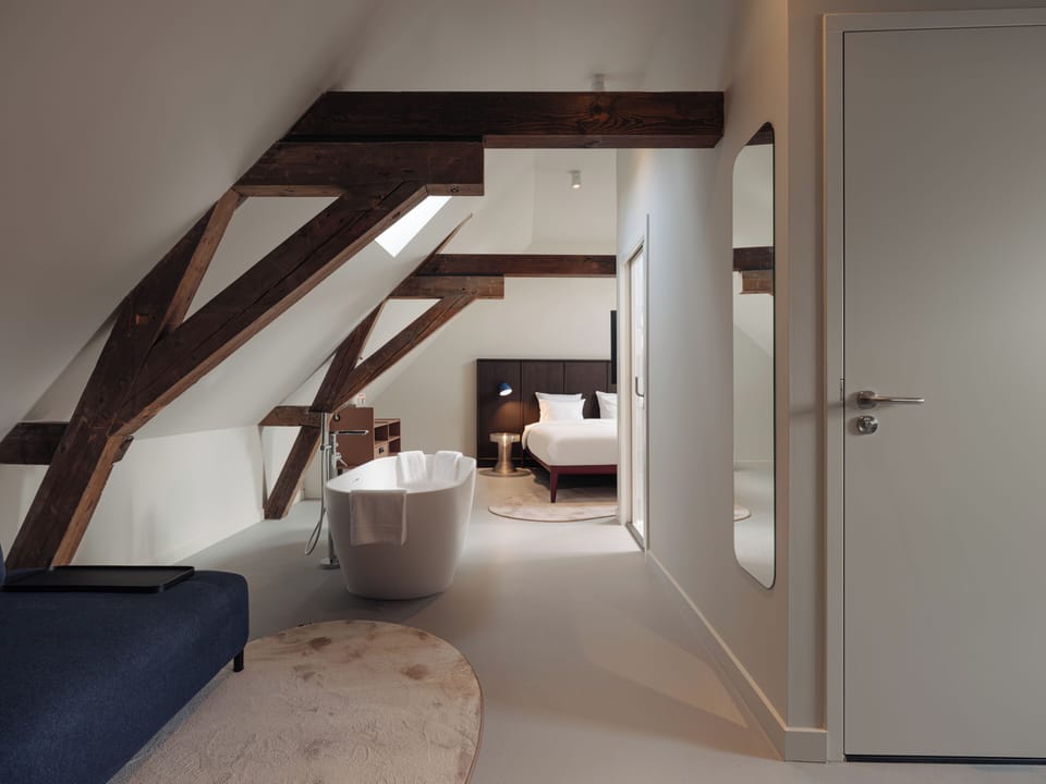 Loft - Cozy attic | In-room safe, desk, laptop workspace, blackout drapes