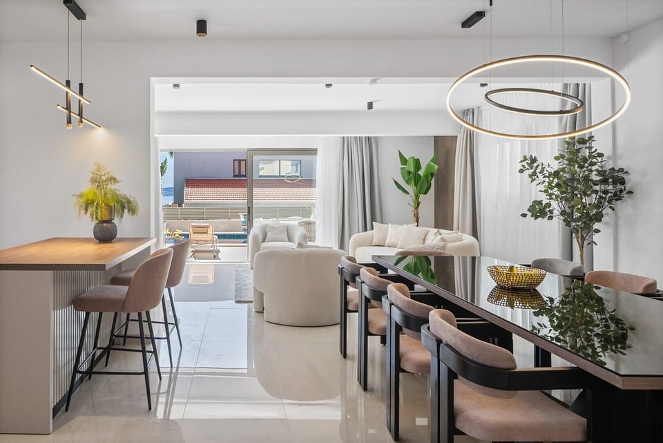 The villa’s interior is stylish, modern, warm, and practical – designed to make you feel right at home from the moment you arrive
