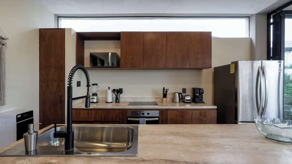 Fully Equipped Kitchen with High-End Appliances