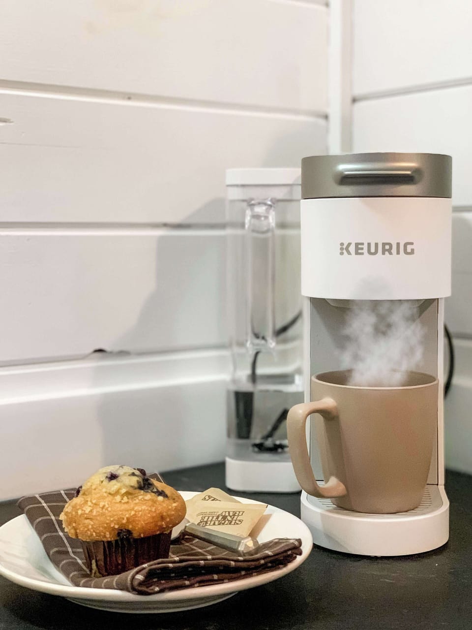 Sip a fresh cup of coffee , perfect for energizing your day!